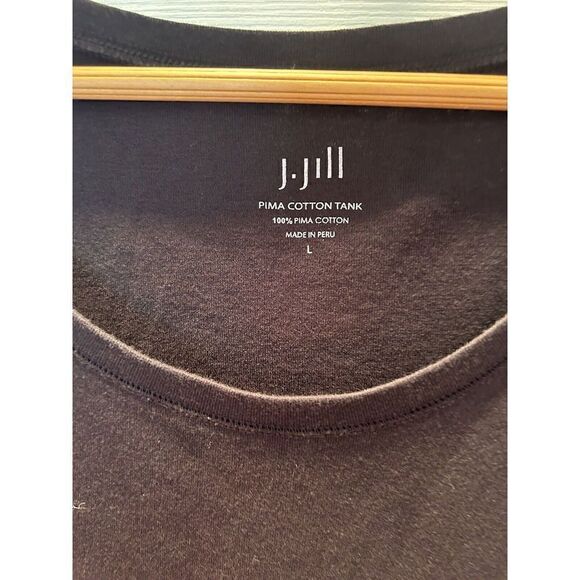 J Jill Tank Top Womens L Soft Pima Cotton Stretchy Sleeveless Shirt - Lot of 2 - Picture 3 of 10